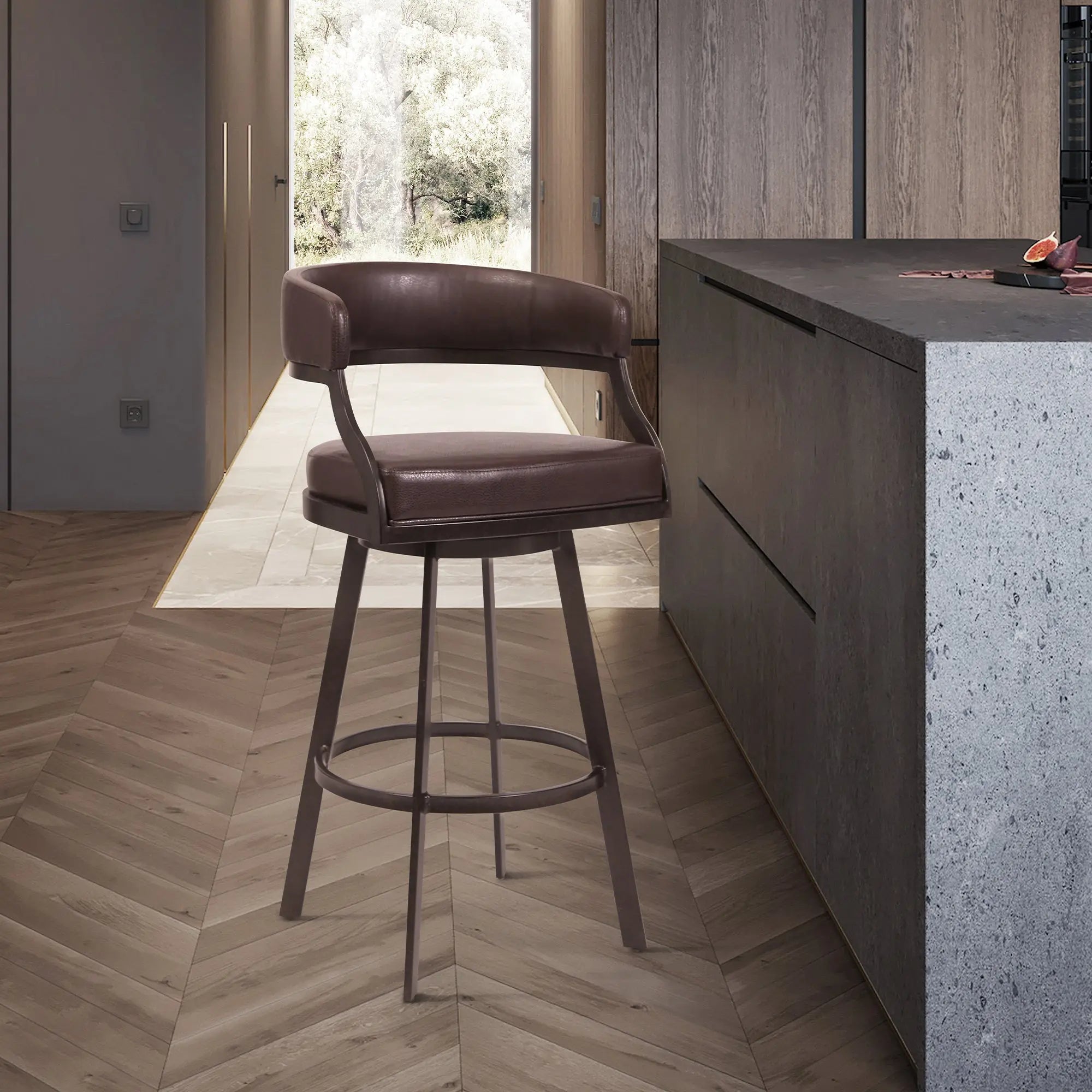 042696200:Saturn Counter Height Stool, Styled