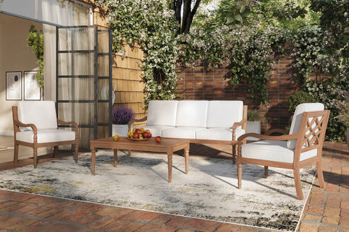 SAVANNAH0:Savannah Outdoor Sofa & Chair , Styled