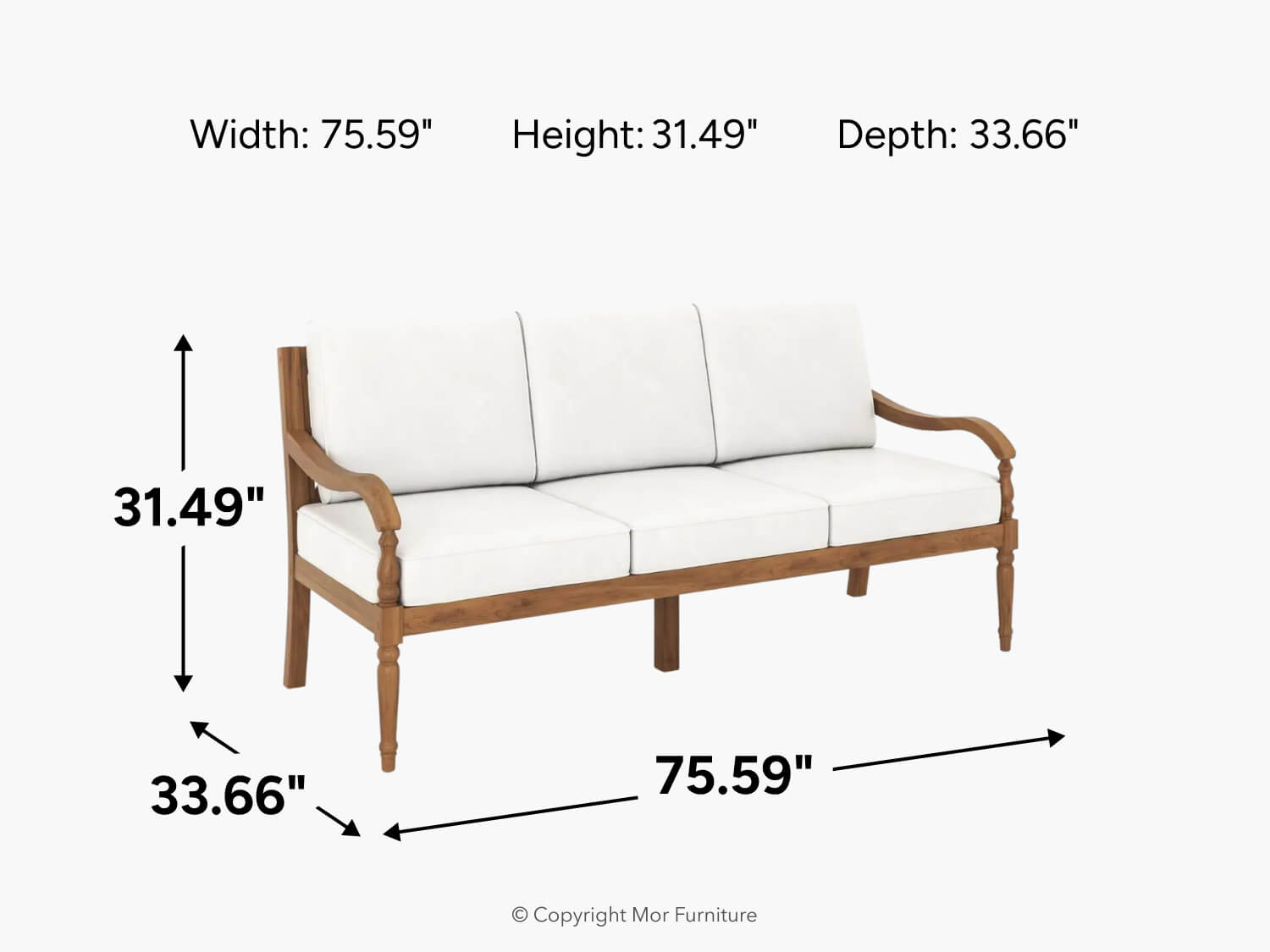 459485175:Savannah Outdoor Sofa, 