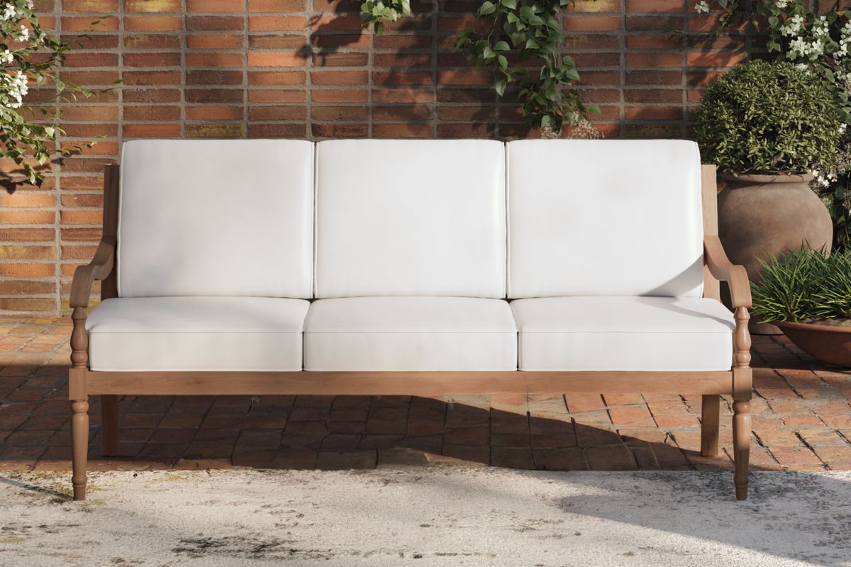 459485175:Savannah Patio Sofa, Styled