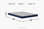 142830641:Sealy 5 Inch Flat Foundation Flat Foundation,