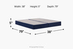 949003609:Sealy 5 Inch Flat Foundation Flat Foundation,