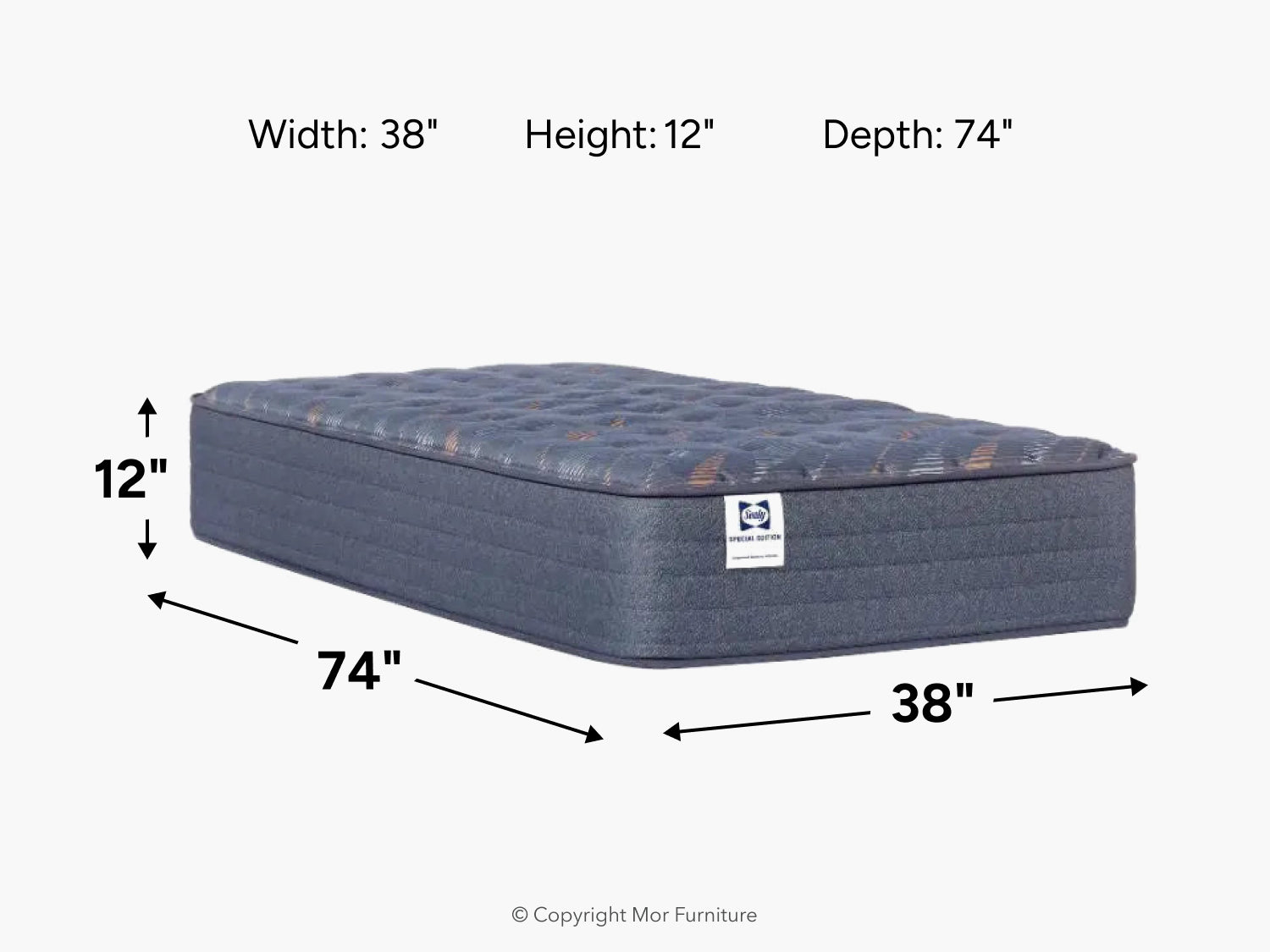 450260644:Sealy Warner Mattress, 