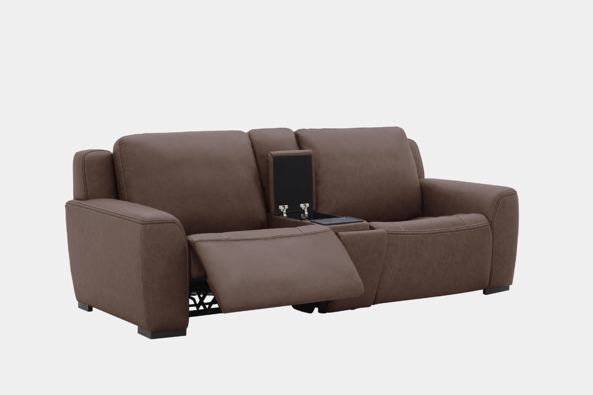 SEDONA002:Sedona 2 Power Console Loveseat, Angled