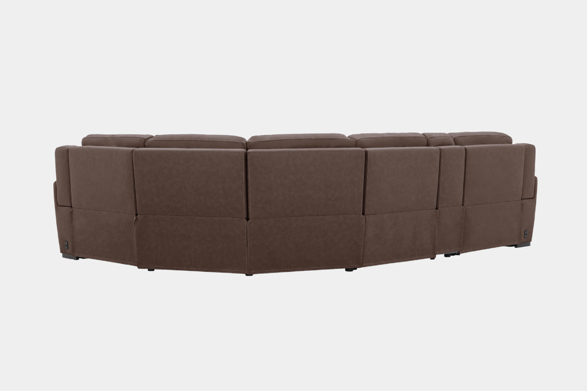 SEDONA000:Sedona 5 Piece 2 Power Sectional, Back