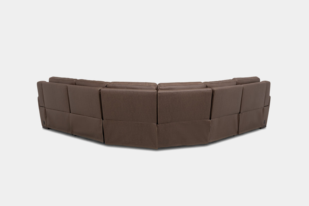 SEDONA000:Sedona 5 Piece 2 Power Sectional, Back