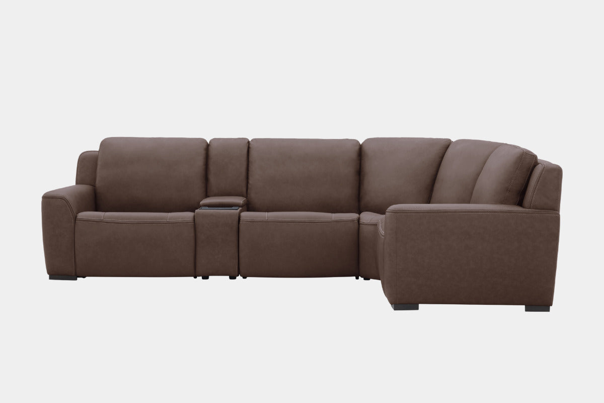 SEDONA000:Sedona 5 Piece 2 Power Sectional, Front