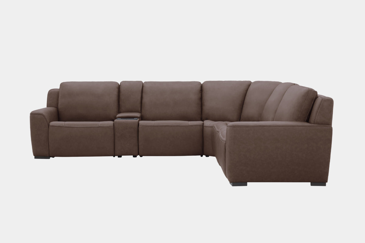 SEDONA010:Sedona 6 Piece 2 Power Sectional, Front