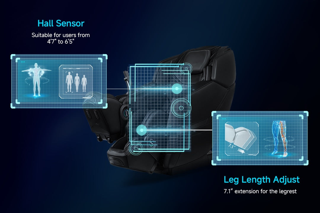 182568125:Aront Sentio Pro Stretch Massage Chair, 