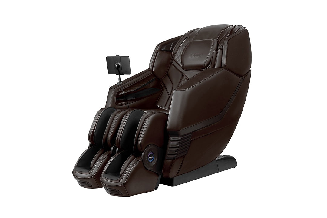 418879399:Aront Sentio Pro Stretch Massage Chair, Angled