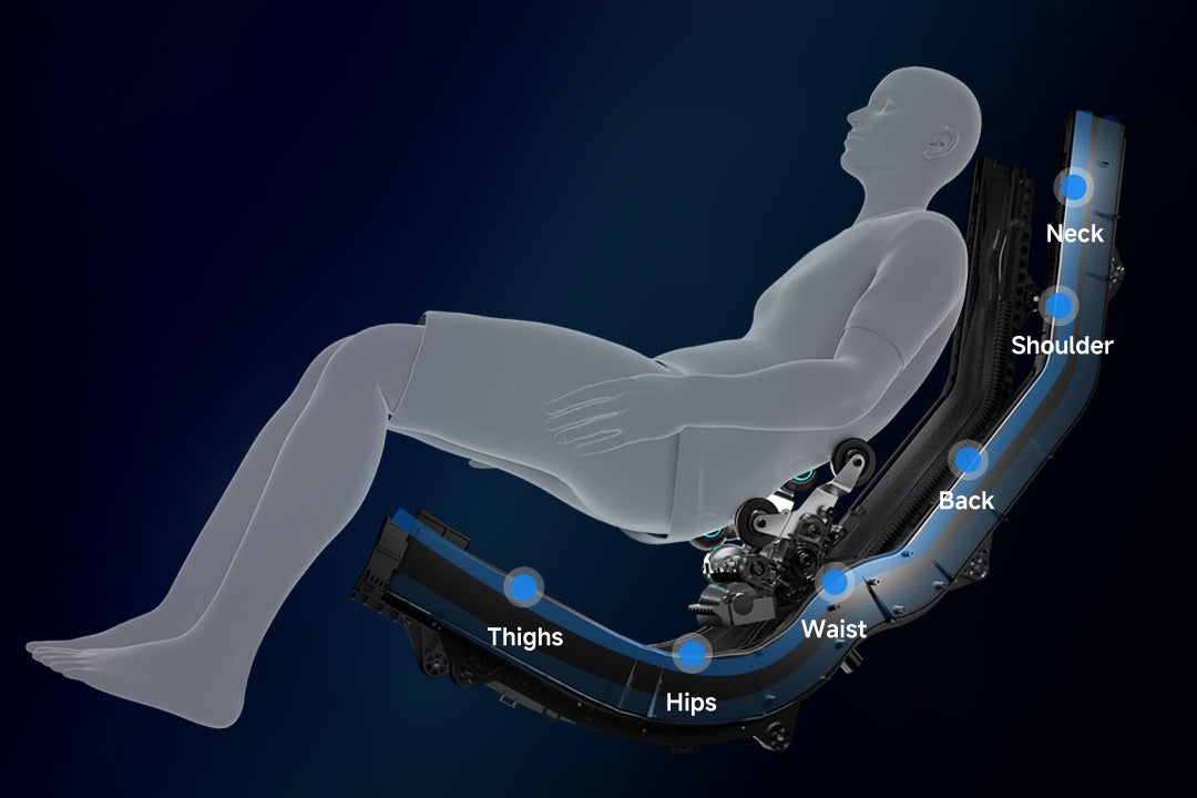 418879399:Aront Sentio Pro Stretch Massage Chair, 