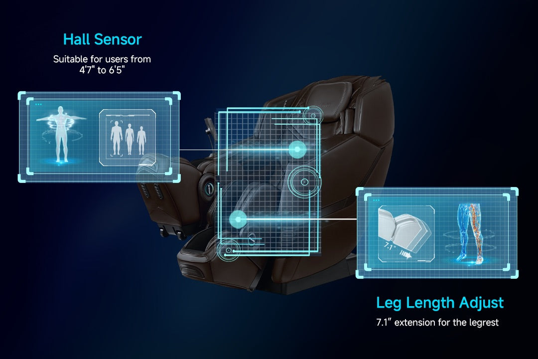 418879399:Aront Sentio Pro Stretch Massage Chair, 