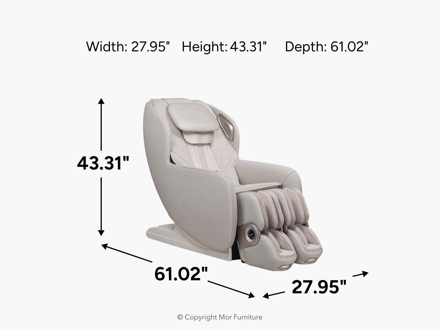227912764:Aront Sentio Stretch Massage Chair, 