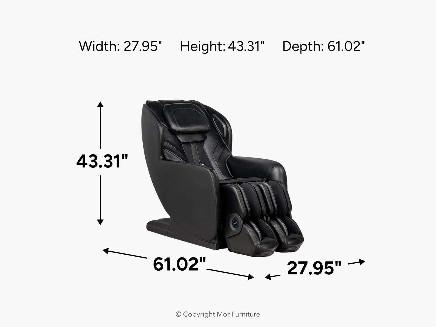 561001926:Aront Sentio Stretch Massage Chair, 