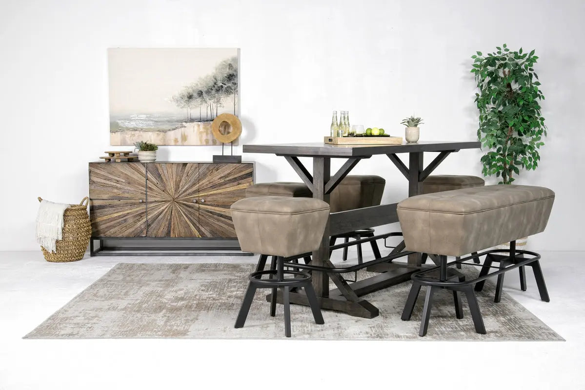 324511297:Sequoia Bar Height Dining Benc, Styled