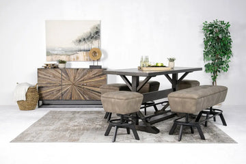 SEQUOIA12:Sequoia Counter Height Dining , Styled