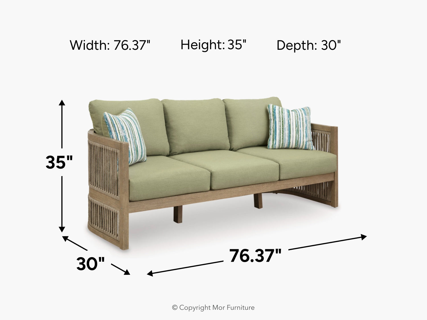 629191060:Serena Shores Outdoor Sofa, 