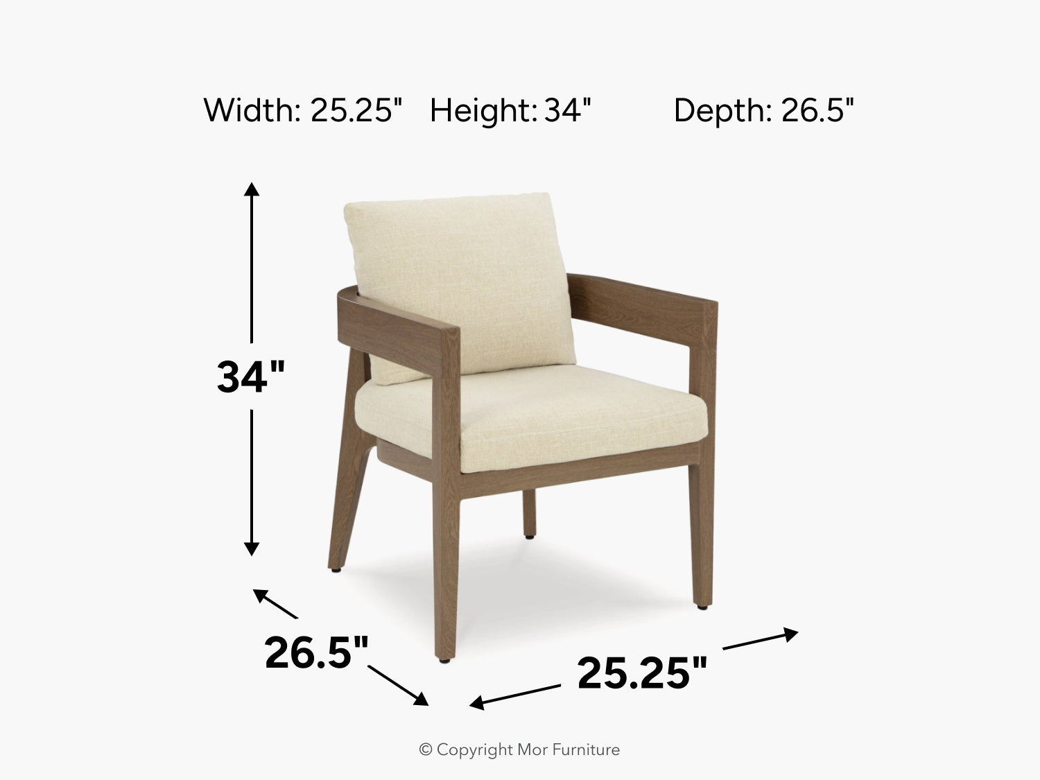 627244460:Serene Bay Outdoor Arm Chair, 