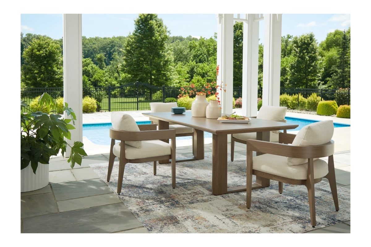 SERENE200:Serene Bay Outdoor Dining Tabl, Styled