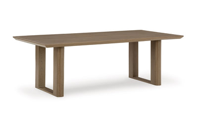 733100462:Serene Bay Outdoor Dining Tabl, AngledAngle