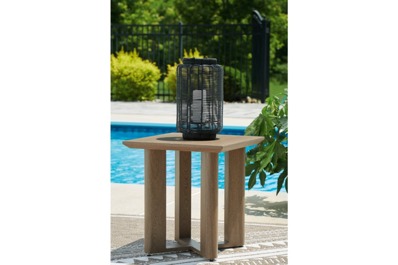 440628386:Serene Bay Outdoor End Table, Styled