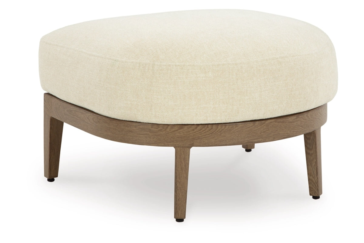 623252378:Serene Bay Outdoor Ottoman, AngledAngle