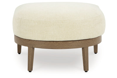 623252378:Serene Bay Outdoor Ottoman, Front