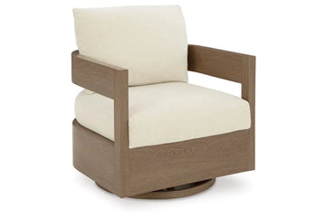 761720584:Serene Bay Outdoor Swivel Chai, AngledAngle