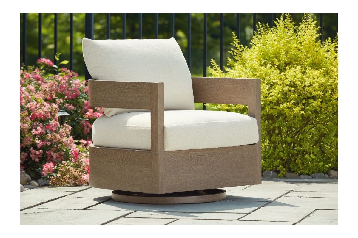 761720584:Serene Bay Outdoor Swivel Chai, Styled
