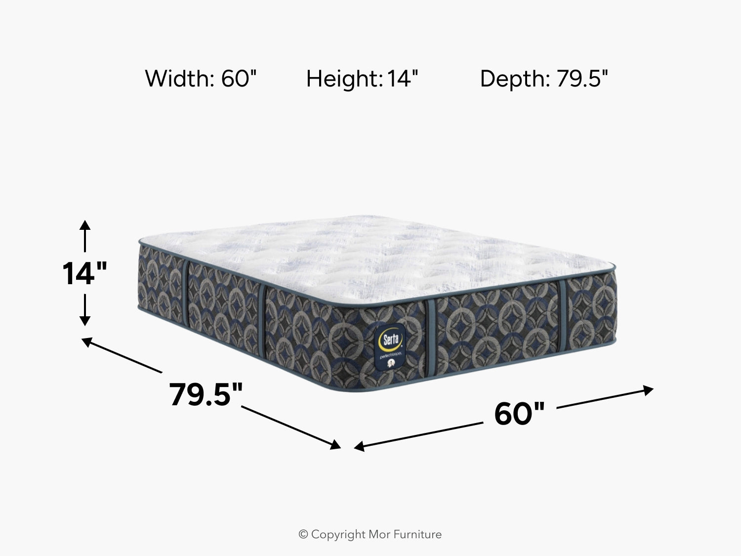 133835140:Serta Perfect Sleeper Cascade Range Mattress, 