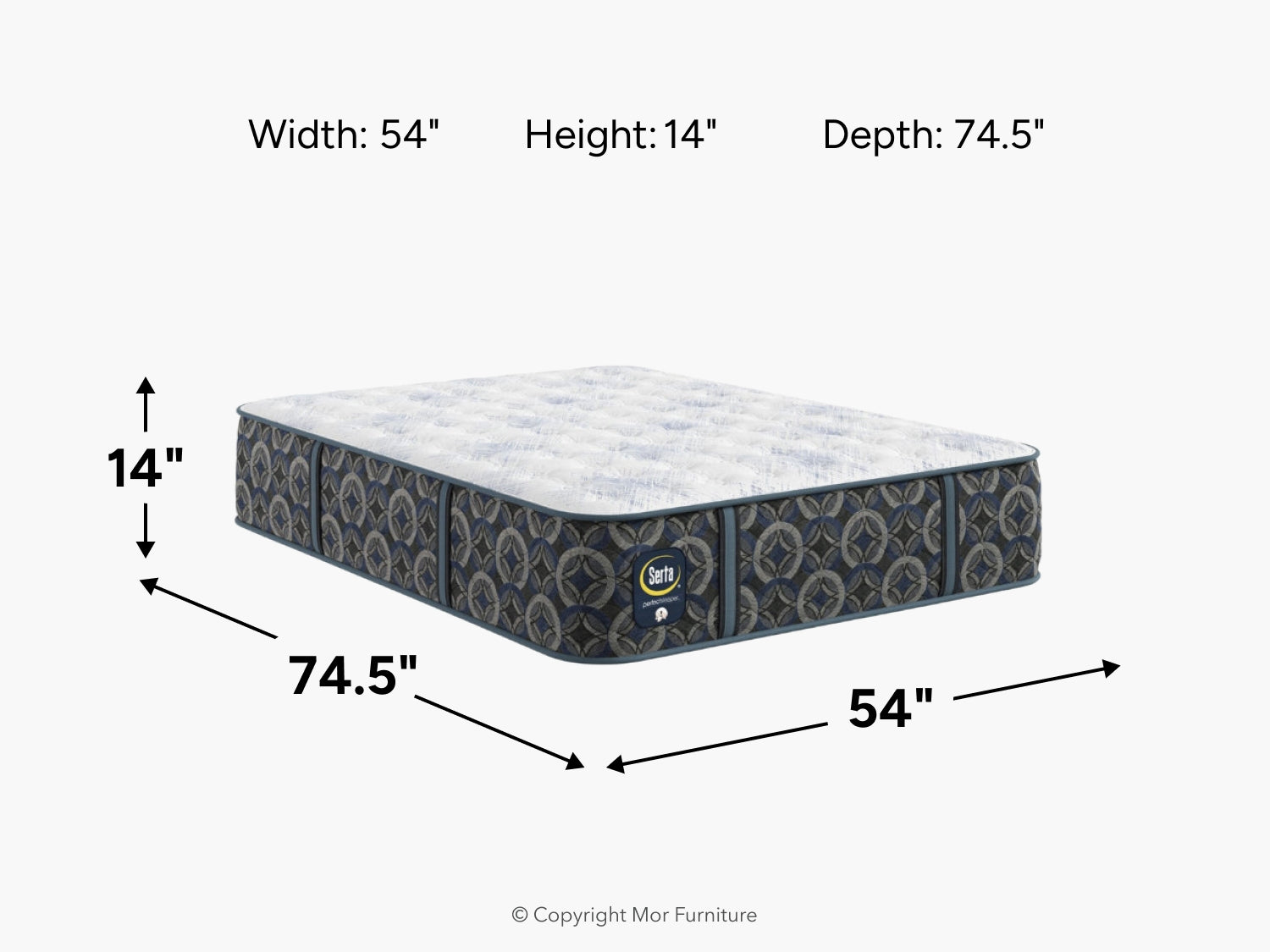 529791383:Serta Perfect Sleeper Cascade Range Mattress, 