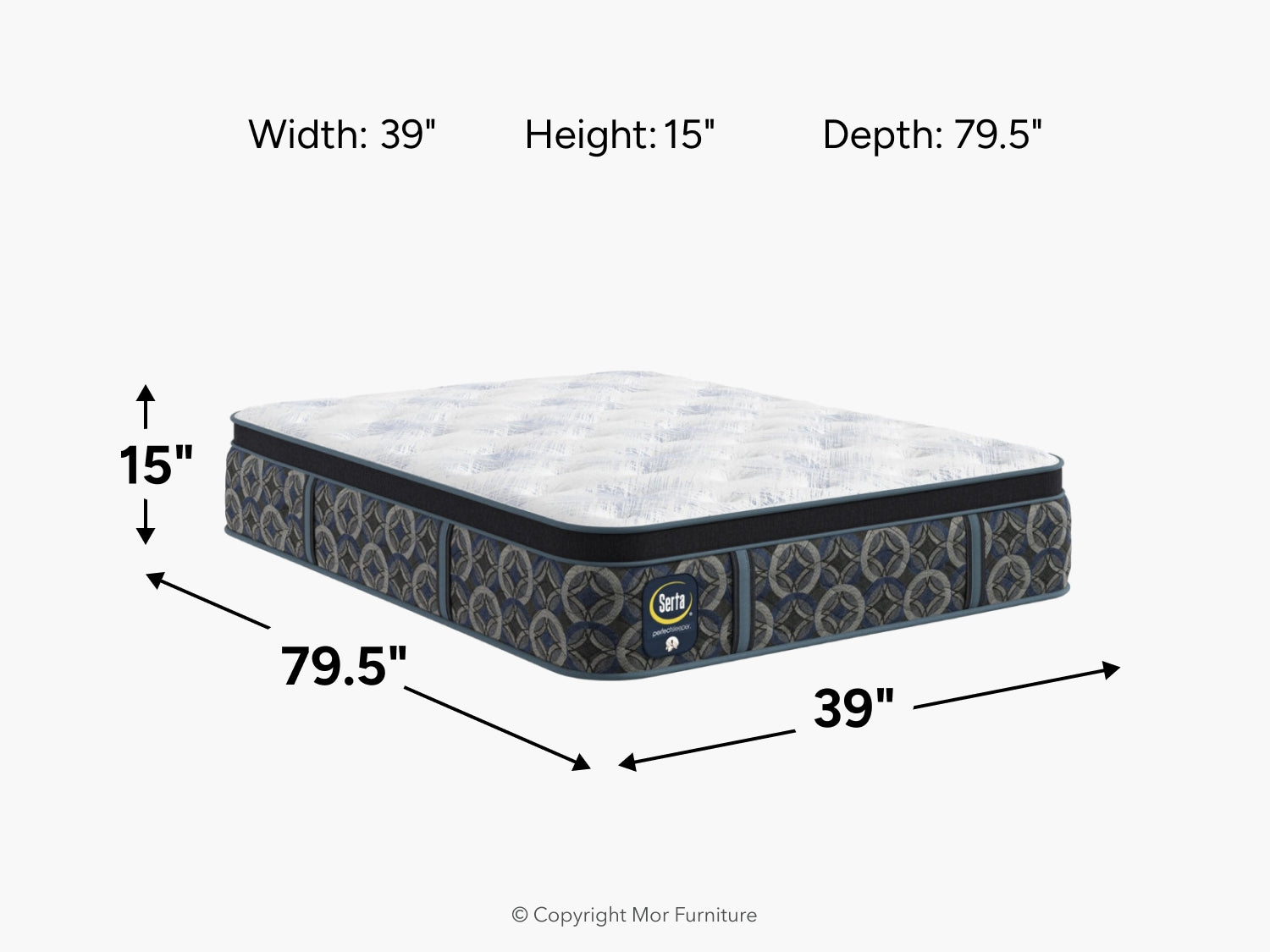 665323160:Serta Perfect Sleeper Cascade Range Pillow Top Mattress, 