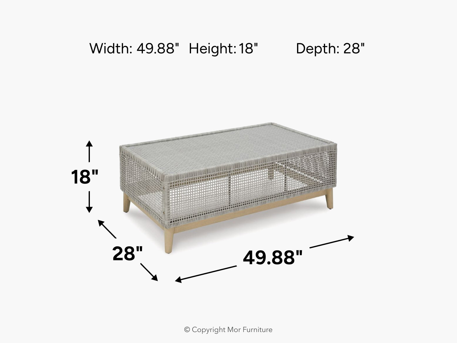 813183477:Seton Creek Outdoor Coffee Table, 