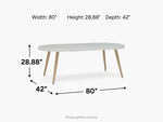449535470:Seton Creek Outdoor Oval Dining Table, 