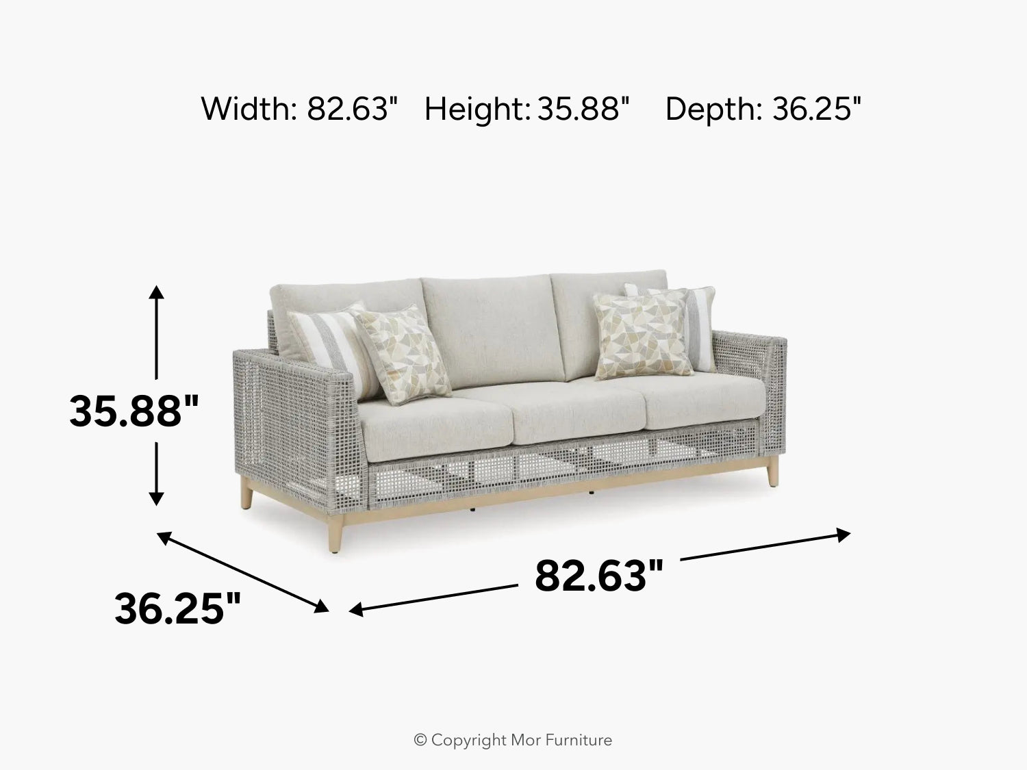 531432998:Seton Creek Outdoor Sofa, 