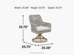 500293957:Seton Creek Outdoor Swivel Chair, 