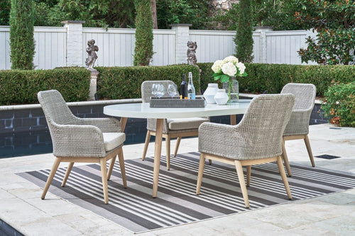 SETONCR00:Seton Creek Patio Table & 4 Ch, 