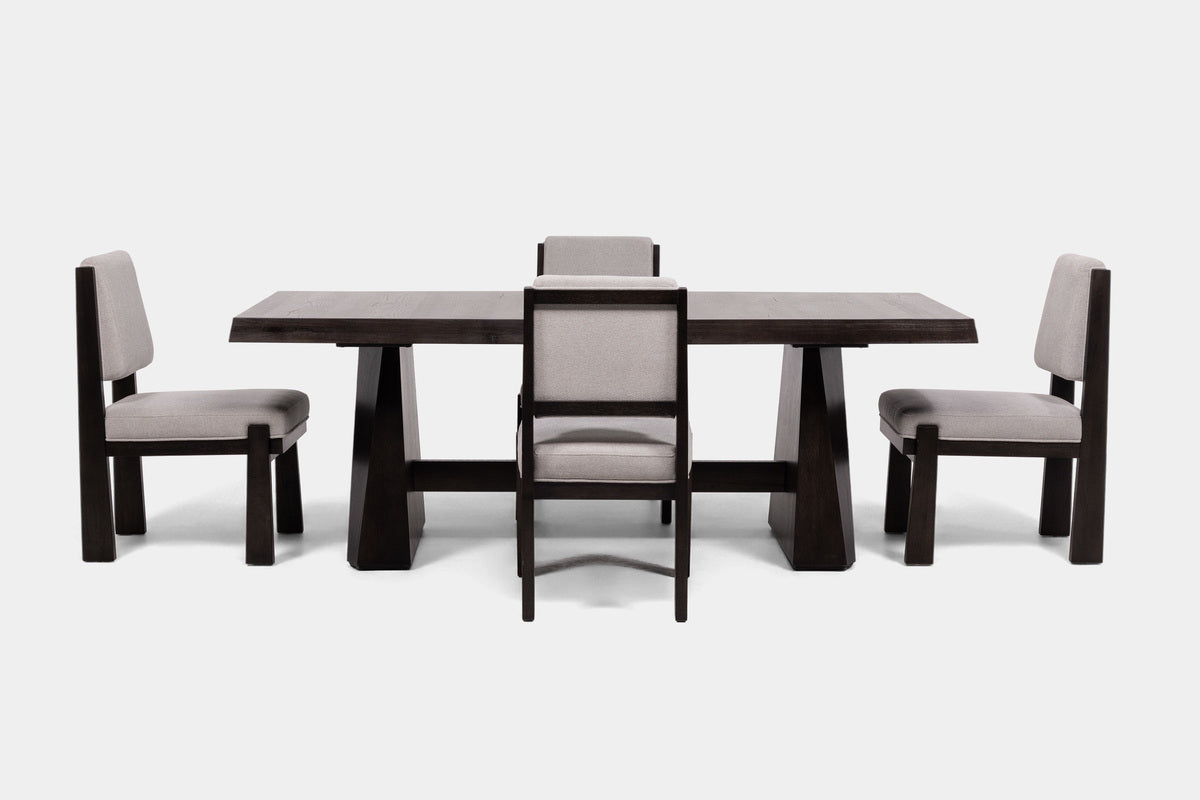 SHELBY030: Shelby Dining Table & 4 Chairs  