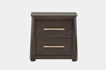 SHELBB009:Shelby Upholstered Bed & Dresser & Mirror & Nightstand, Front