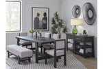 SHELBY022:Shelby Trestle Dining Table & , 