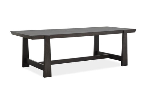 SHELBY010:Shelby Trestle Dining Table & , AngledAngle