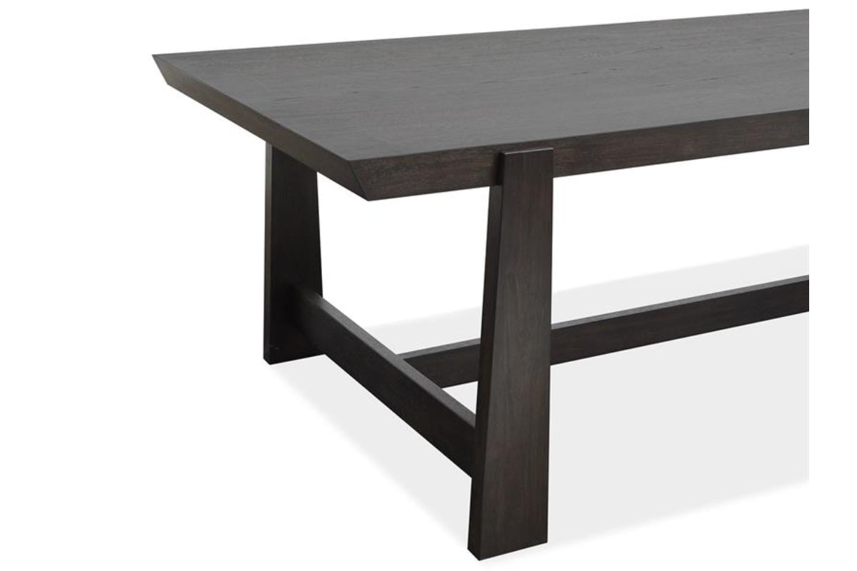 SHELBY022:Shelby Trestle Dining Table & , 