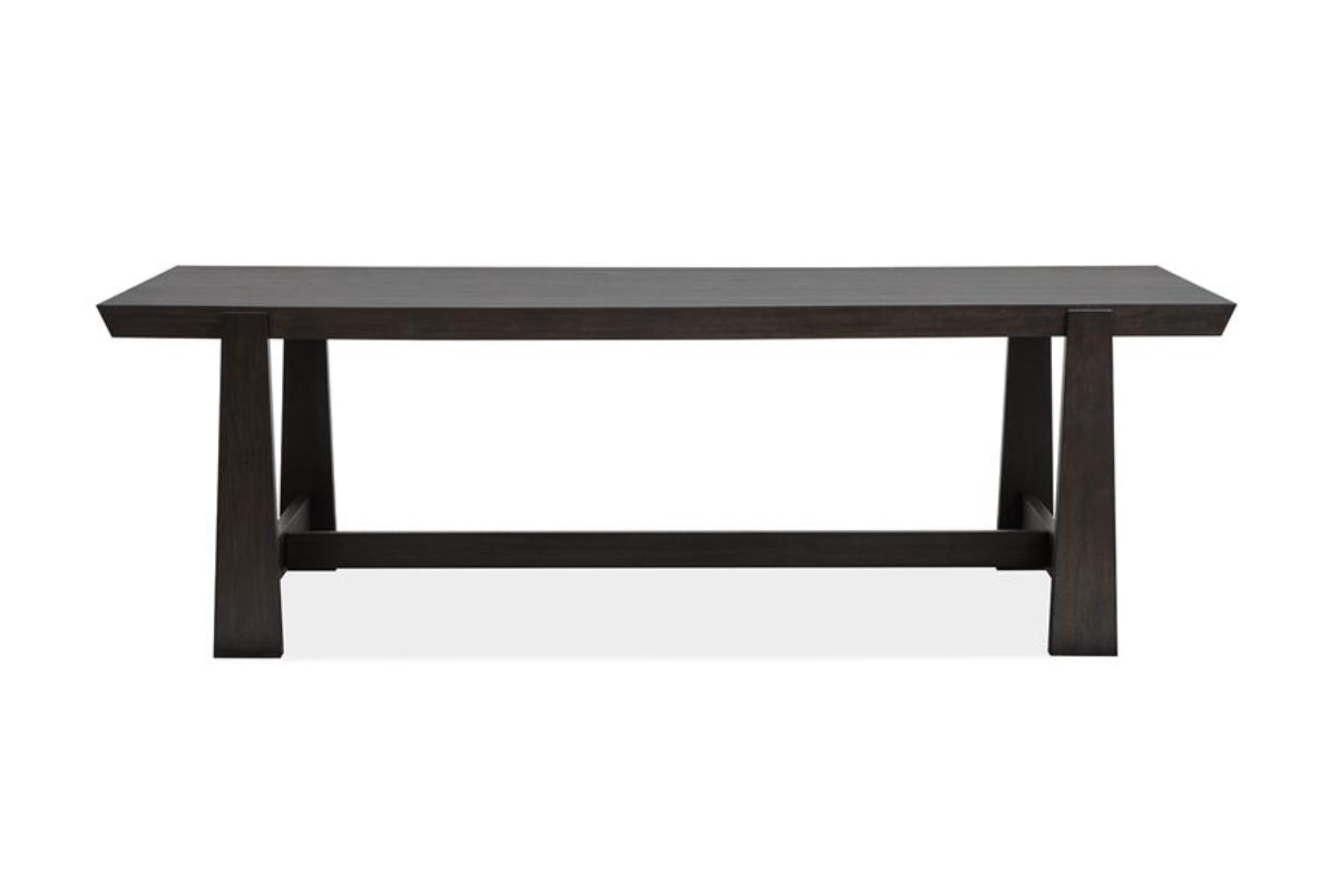 SHELBY001:Shelby Trestle Dining Table & , Front