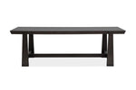 SHELBY001:Shelby Trestle Dining Table & , Front