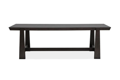 SHELBY001:Shelby Trestle Dining Table & , Front