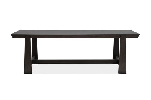 SHELBY001:Shelby Trestle Dining Table & , Front