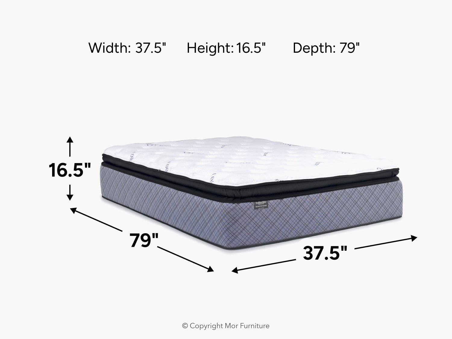 245685999:Sherwood Quantum Edge Jumbo Pillow Top Mattress, 