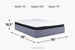 461025414:Sherwood Quantum Edge Jumbo Pillow Top Mattress, 