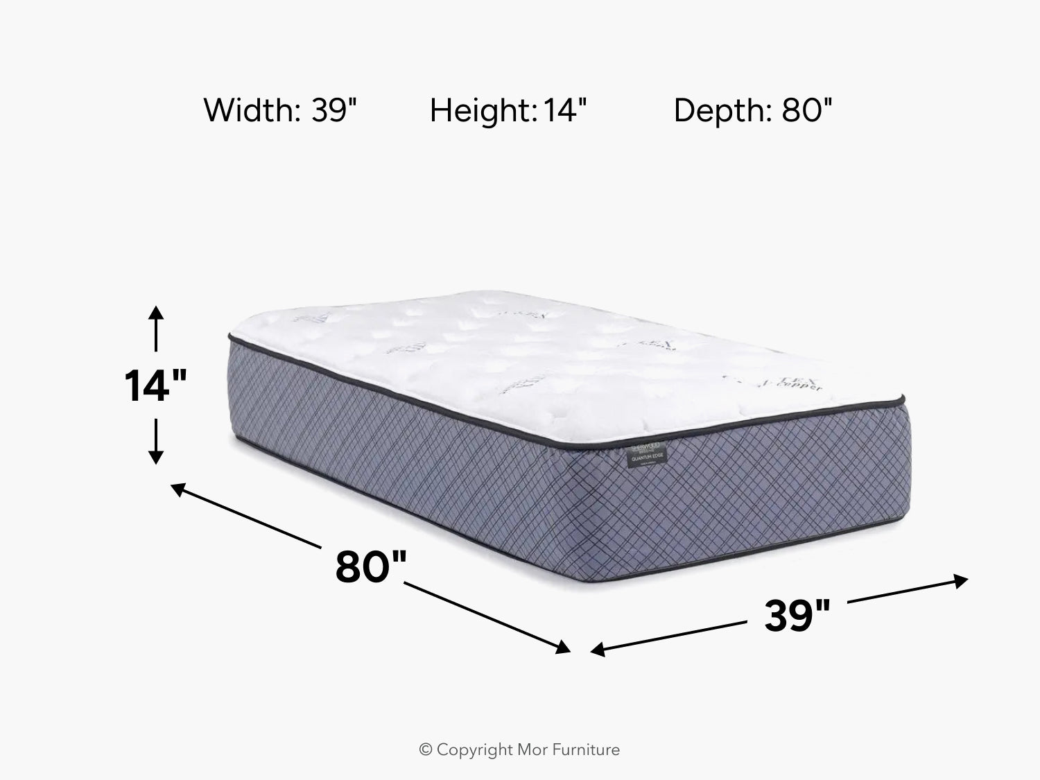 054938406:Sherwood Quantum Edge Lux Mattress, 
