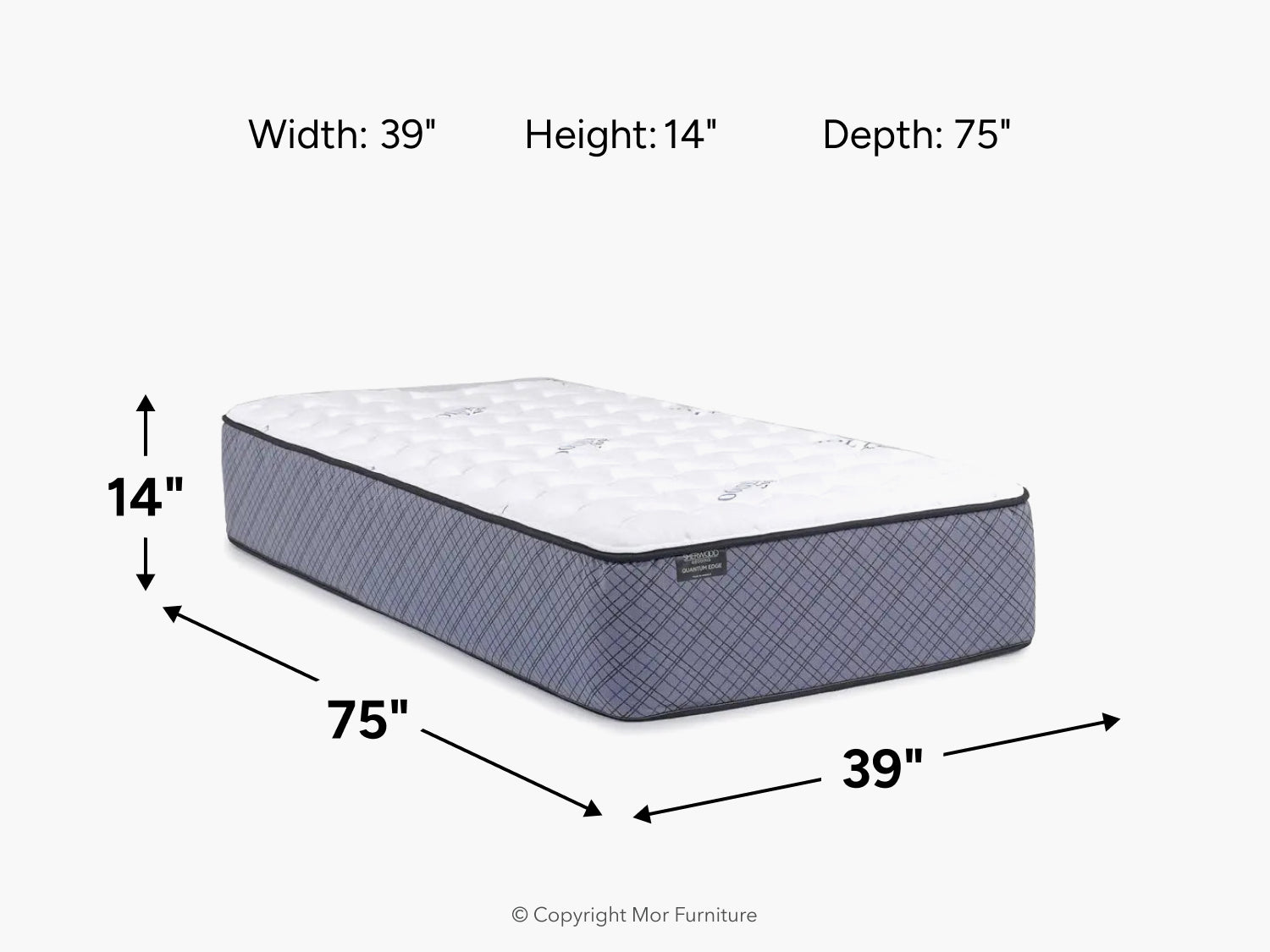 510046136:Sherwood Quantum Edge Mattress, 